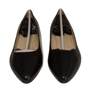 Nine West Black Pointed-Toe Ballet Flats